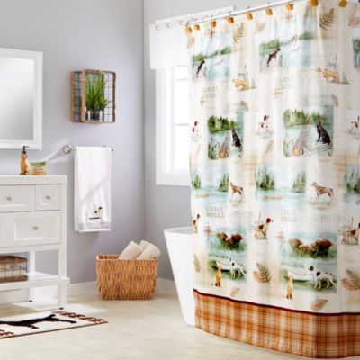 Rustic Fabric Shower Curtains Bed, Bacova North Ridge Shower Curtain Review