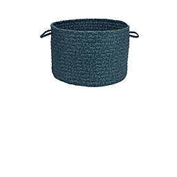 Colonial Mills Solid Fabric Basket - Deep Blue 14