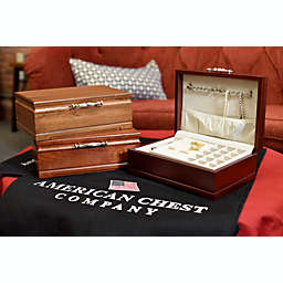 First Lady Jewel Chest, Solid American Cherry Hardwood with Heritage Cherry Finish