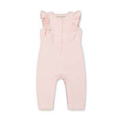 Hope & Henry Baby Ruffle Sweater Romper (Ballet Pink, 6-12 Months)