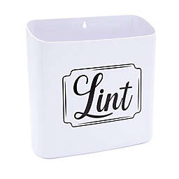 Juvale Lint Bin for Laundry Room, Magnetic Wall Mounted Trash Can (9.25 x 9.25 x 2.75 in)