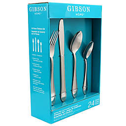 Gibson Home New Wilmington Flatware Set, Set of 24