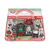 Calico Critters Town Girl Series Tuxedo Cat Fashion Play Set