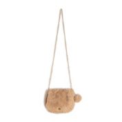Deux par Deux Fake Fur Bag Beige - One Size