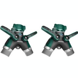 2WAYZ - Hose Splitter, 2 Way Heavy Duty, Garden Faucet, Faucet Splitter, Hose