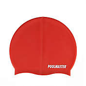 Swim Central 8.5&quot; Red Solid Swim Cap for Swimming Pools and Spas for Teens and Adults