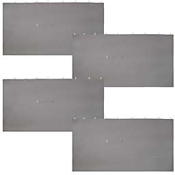 Sunnydaze 10-Foot x 13-Foot Gazebo Sidewall Set - Gray