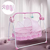 Stock Preferred Baby Infant Sleeping Bed Cradle Pink 103*75*86cm