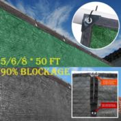 Stock Preferred Black Green 5/6/8x50FT Windscreen Privacy Screen Fence