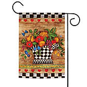Toland Home Garden Checkerboard Bouquet Outdoor Garden Flag 18" x 12.5"