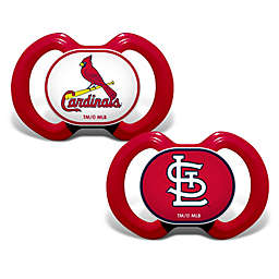BabyFanatic Pacifier 2-Pack - MLB St. Louis Cardinals - Officially Licensed League Gear