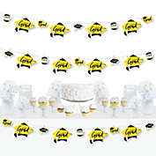 Big Dot of Happiness Yellow Grad - Best is Yet to Come - 2023 Yellow Graduation Party DIY Decorations - Clothespin Garland Banner - 44 Pieces