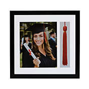 Americanflat 13x13 Graduation Frame, Displays 8x10 Picture and Tassle, Black