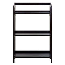 Casual Home Stratford 3-Shelf Folding Bookcase-Espresso