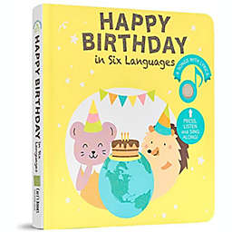 Cali's Books Happy Birthday Songs - Musical Book for Babies and Toddlers with Song in six Languages. Interactive Sound Book - Educational and Interactive Book for Toddlers Ages 1-3 and 2-4