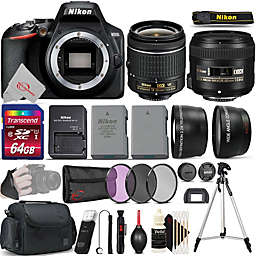 D3500 Digital SLR Camera + 18-55mm + AF-S 40mm f/2.8G Lens Accessory Bundle