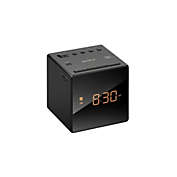 Sony Compact AM/FM Alarm Clock Radio with Easy to Read, Backlit LCD Display, Battery Back-Up, Adjustable Brightness Control, Programmable Sleep Timer, Daylights Savings Time Adjustment, Black Finish
