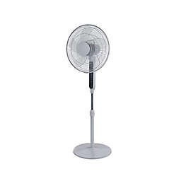 HP FS40-19PRD Programmable Stand Fan with Remote, White, 16-in. - Quantity 1