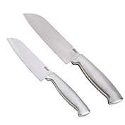 Oster Baldwyn 2 Piece Stainles Steel Santoku Knife Set