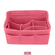 Kitcheniva Multi Pocket Felt Bag Organizer, Pink/Medium
