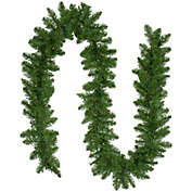 Northlight 9&#39; x 10" B/O Pre-Lit Artificial Whitmire Pine Christmas Garland - Clear LED Lights