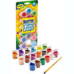 Crayola Washable Kids Paint Set & Paintbrush, Painting Supplies 18 Count