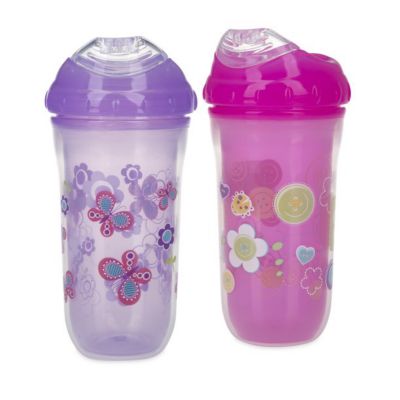 Nuby Insulated Cool Sipper|Toddler Cup|Drinking Container|Beaker|Pink|Blue|Green 
