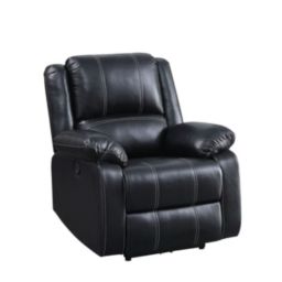 Yeah Depot Zuriel Power Recliner, Black PU