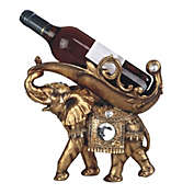 Golden Thai Elephant Decorative Wine Bottle Holder Kitchen Bar Decoration New