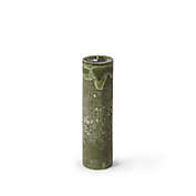 BIDK Home 9.75" Dark Green Small Pillar Candle