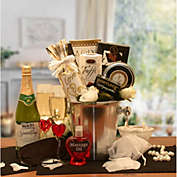 GBDS Deluxe Romantic Evening For Two Gift Basket - Wedding Gift Basket - honeymoon gift set