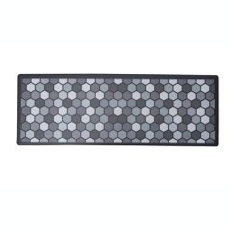 19.6 in. x 55 in. Anti-Fatigue Kitchen Runner Mat (Black/Gray)