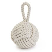 Okuna Outpost Decorative Weighted Door Stop, Nautical Knot Rope (6 x 12.5 In, 3.5 lbs)