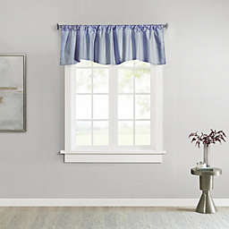 Commonwealth ThermaLogic Ticking Stripe Scalloped Valance With 3
