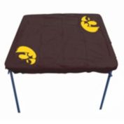 Rivalry Iowa Team Logo Outdoor Tailgating Playing Card Game Table Cover Square