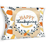 Big Dot of Happiness Happy Thanksgiving - Favor Gift Boxes - Fall Harvest Party Large Pillow Boxes - Set of 12