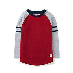 Hope & Henry Toddler Boys' Colorblock (Red / Heather Grey) Raglan Tee Size 3, Red, Heather Grey, 3
