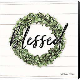 Metaverse Art Blessed Boxwood Wreath by Susan Ball 24-Inch x 24-Inch Canvas Wall Art