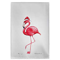 Betsy Drake Flamingo Santa Guest Towel