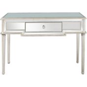 Camden Isle Modern Hallway, Entryway, Home Decorative Morgan Console Table with Storage Drawer - 48"W x 33.2"H, Clear