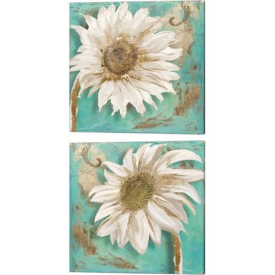Great Art Now August in Paris by Sophie 6 14-Inch x 14-Inch Canvas Wall Art (Set of 2)