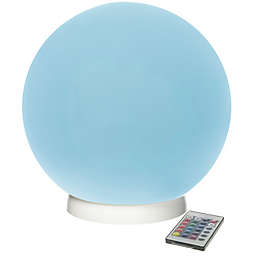 Modern Home Deluxe Floating LED Glowing Sphere w/Infrared Remote Control (10