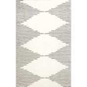 nuLOOM Christa Diamond Machine Washable Shag Area Rug