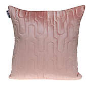 Nassau Collection 20" Pink Cotton Transitional Throw Pillow