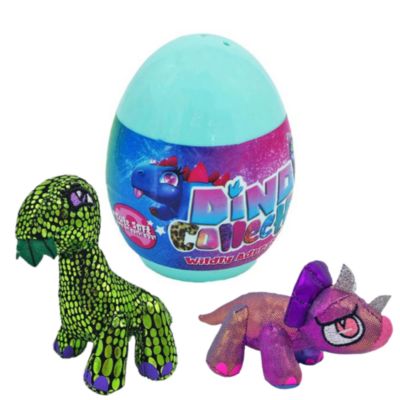 AllInFun Dino Collecto! Wildy Adorable Plush Dino Mystery Egg 2.5 Inch (Styles May Vary)