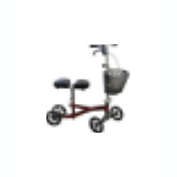 Roscoe Knee Scooter with Basket - Knee Walker for Ankle or Foot Injuries - Height Adjustable Knee Crutch Medical Scooter, Burgundy