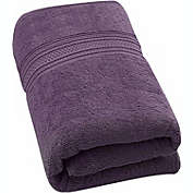 Utopia Towels Extra Large Bath Towel 35x70" Cotton Luxury Bath Sheet 600 GSM Plum