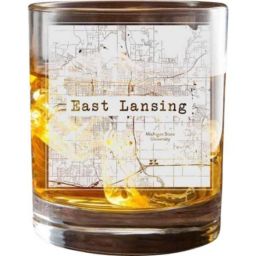 Xcelerate Capital- College Town Glasses East Lansing College Town Glasses (Set of 2)