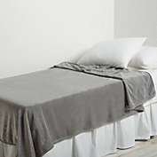 Dormify Cozy Fleece Blanket  - 60" x 94" -  Twin/Twin XL  -  Grey
