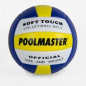 Swim Central 8" Blue and Yellow Sports Ball Soft Touch Volleyball Swimming Pool Accessory